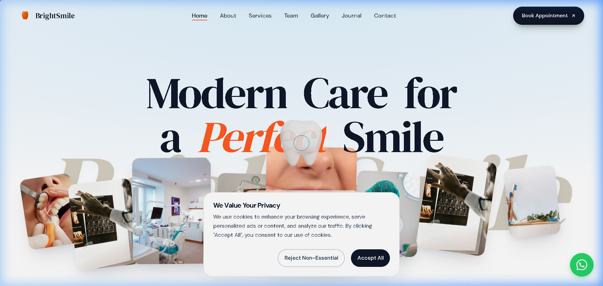 BRIGHTSMILE DENTAL Mockup